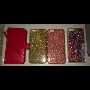 Bundle of four iPhone 6s+/7 plus cases